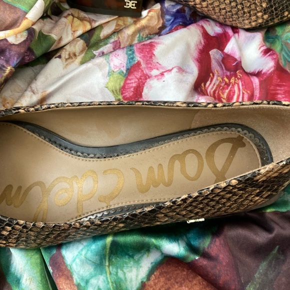 Sam Edelman great condition SZ 6 snake skin shoes - Picture 5 of 7